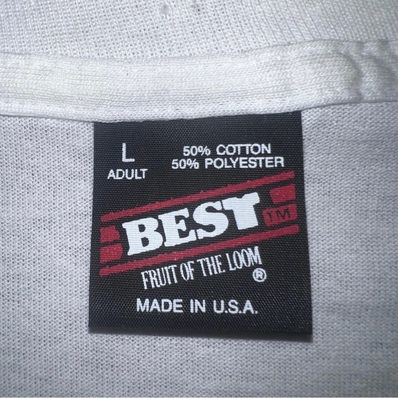 Cover Girl Magazine Photo Tee Rare 90s Era White/Blue Mens Large - Picture 3 of 3